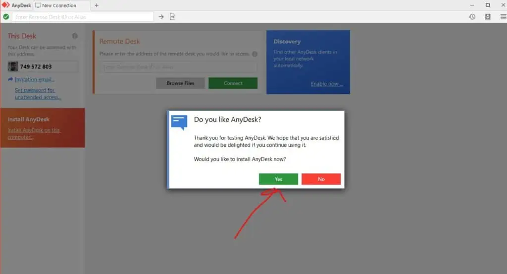 Anydesk Install Now
