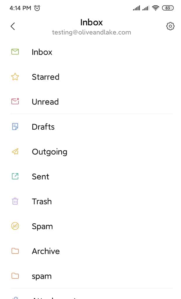 Email Setup Successfully