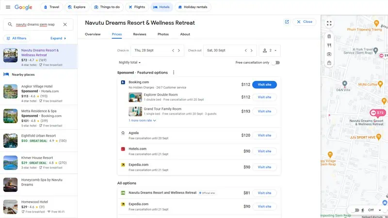 Hotel Metasearch