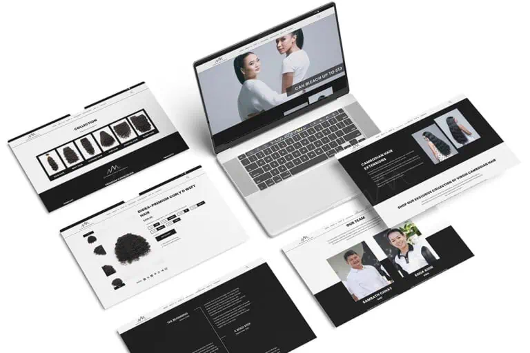 Laptop View Cambodia Hair Extensions