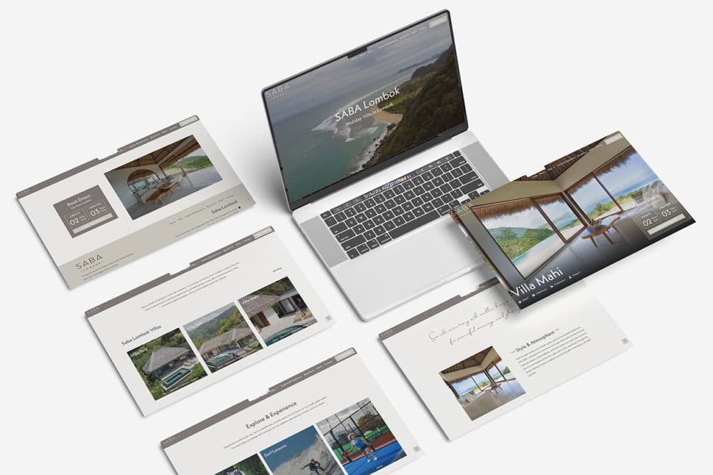 Laptop View Saba Lombok