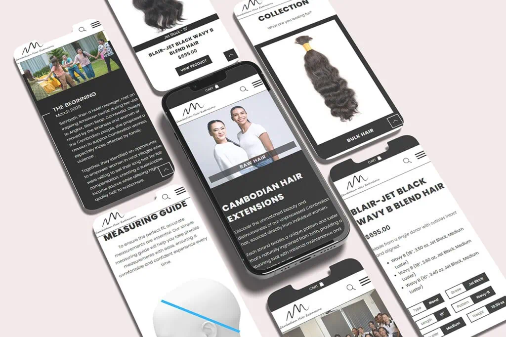 Mobile View Cambodia Hair Extensions