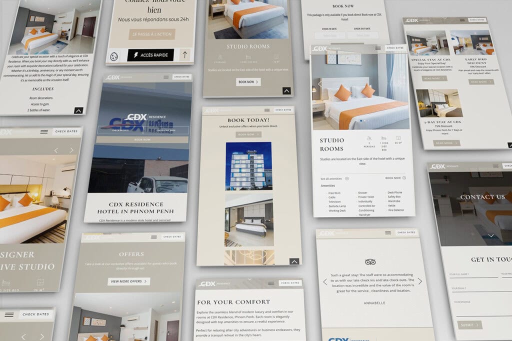 Mobile View CDX Residence