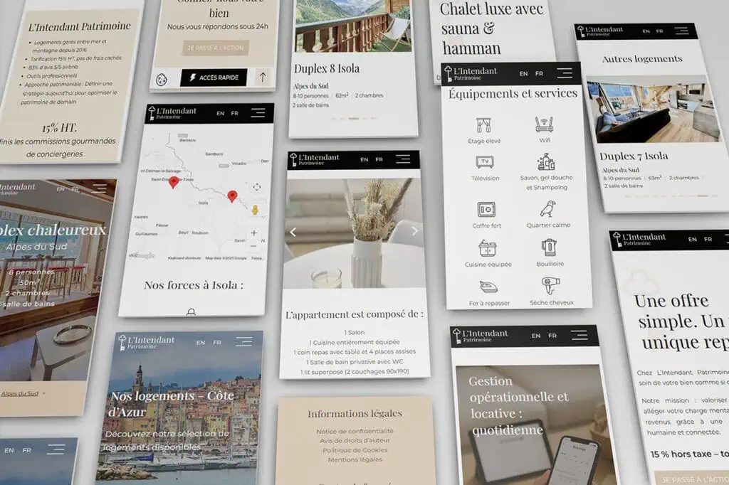Mobile View L'Intendant Patrimoine