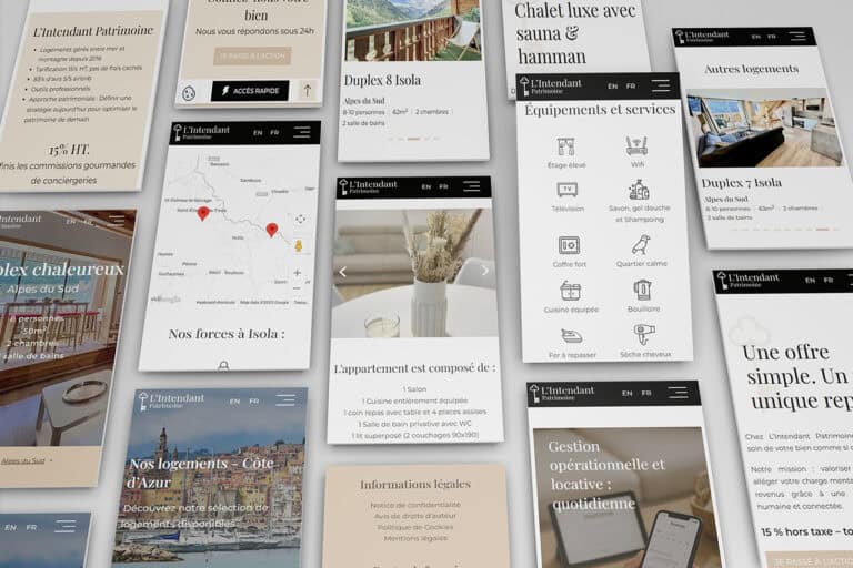 Mobile View L'Intendant Patrimoine