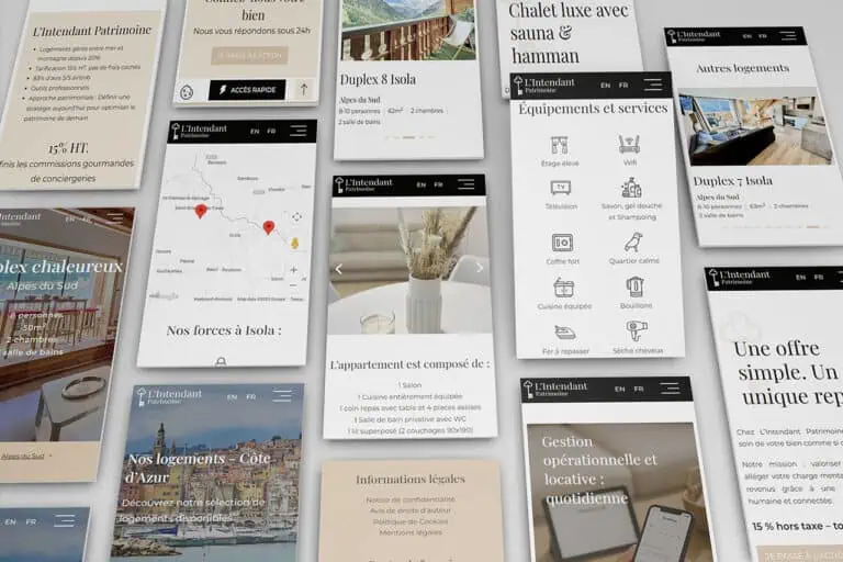 Mobile View L'Intendant Patrimoine