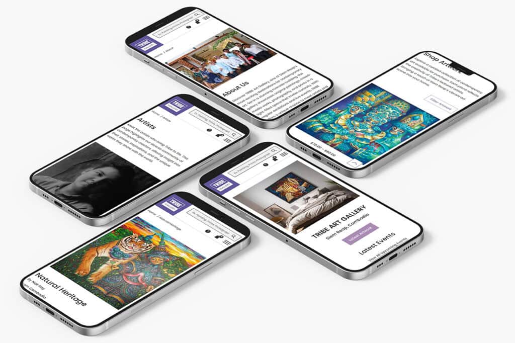 Mobile View Trible Art Gallery