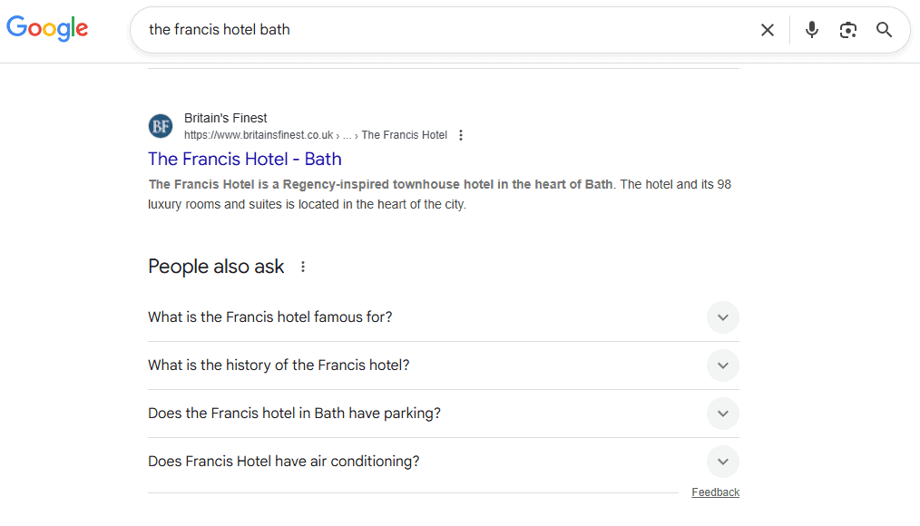 Google People Also Ask