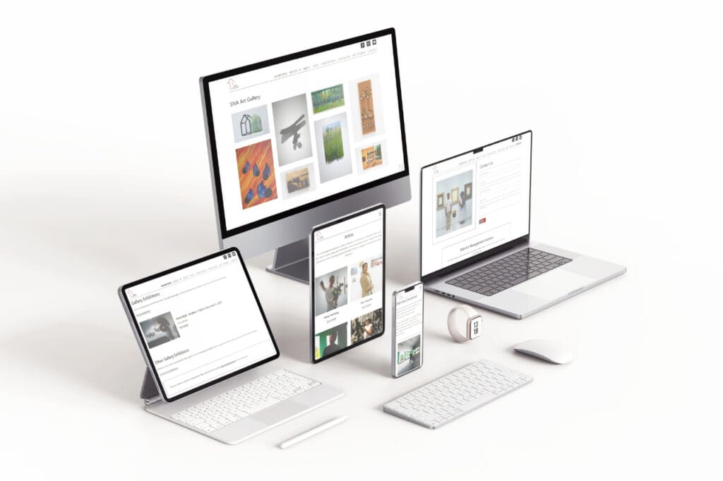 Multi Device View SNA Arts Management